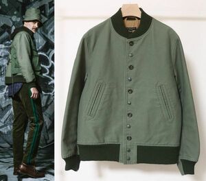 Engineered Garments エンジニアードガーメンツ TF Jacket Cotton Double Cloth リブ ブルゾン ジャケット M