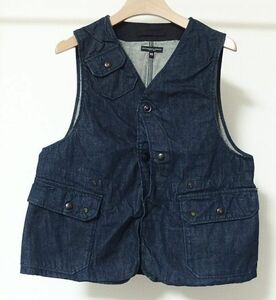 18AW Engineered Garments エンジニアードガーメンツ Upland Vest Cone Denim デニム アップランド ベスト XS