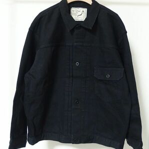 or slow orslow オアスロウ Lot 6011RES 別注 TYPE1 PLEATED BLOUSE ブラック デニム ジャケット Gジャン 5 Tバック仕様の画像1