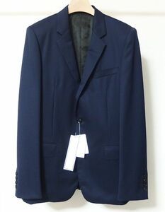 22AW JOHN LAWRENCE SULLIVAN ジョンローレンスサリバン JLS-01-09 WOOL 2BUTTON JACKET 2Bジャケット 48 紺 ★定価96800円★