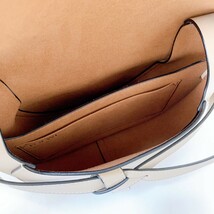 1円 ロエベ ◆新品未使用◆ LOEWE ゲートデュアル ミニ ショルダーバッグ アナグラム ジャガード レザー ベージュ リボン リピート_画像9