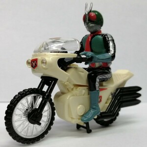 仮面ライダー旧2号＆改造サイクロン　ザ・ライダーマシン　仮面ライダー　2号　サイクロン　フィギュア　パーツ欠品あり(バイクのシート)