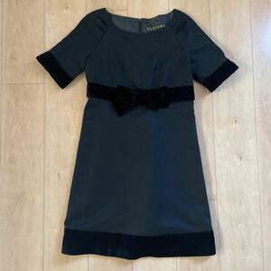  One-piece black Clathas size 38(M?) Kawai i dressing up ceremonial occasions formal clean series adult ... ribbon removed 