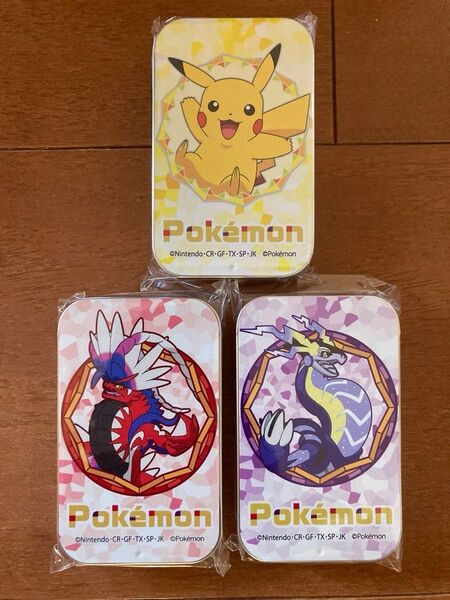 ポケモン　ポケットモンスター　スライド缶　ラムネ 3個セット