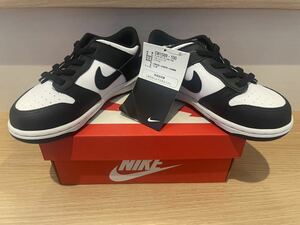 新品未使用 Nike TD Dunk Low White/Black 16cm CW1589-100 ナイキ ダンク スニーカー 黒 白 