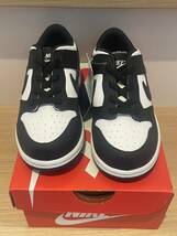 新品未使用 Nike TD Dunk Low White/Black 16cm CW1589-100 ナイキ ダンク スニーカー 黒 白 _画像6