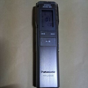 ジャンク品　部品取り　Panasonic　パナソニック　RR-US500 ボイスレコーダー　ICレコーダー デジタルオーディオプレーヤー 本体のみ