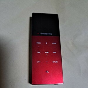 Panasonic　パナソニック　D-snap SV-SD870N レッド　デジタルオーディオプレーヤー 本体のみ