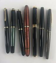 1000円~●★筆記未確認★ 万年筆 PELIKAN MONT BLANC ウォーターマン ペン先 18k-750 14K ★okoy2496402-281★op3371_画像8