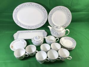 1,000円売切■ WEDGWOOD ウェッジウッド ドルフィン ピーターラビット ティーセット プレート 19点 おまとめ okoy-2426082-37★N1061