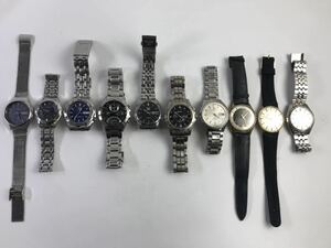 1000円〜●★稼働未確認★ 腕時計 SEIKO ソーラー 21石 デラックス ワールドタイム セイコー5 QZ 他 まとめ ★okoy2425240-237★op3278