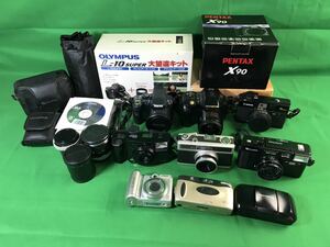 1,000円売切■ 動作未確認 PENTAX X90 Canon A35 A580 FUJICA 35 OLYMPUS L-10 IZM200 MINOLTA P′s おまとめ okoy-2487206-93★N1095