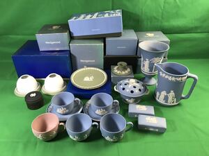 1,000円売切■ WEDGWOOD ウェッジウッド ジャスパー カップ ソーサー キャンドルホルダー ピッチャー おまとめ okoy-2473520-339★N1106