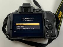 1000円~■★通電確認のみ★Nikon ニコン D5300 デジタル一眼レフカメラ AF-S 55-200mm 18-55mm★okoy2483045-311★t8770_画像5