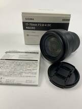 1000円~■★動作未確認★SIGMA シグマ 17-70mm 1:2.8-4 DC 箱付き カメラレンズ★okoy2443668-313★t8591_画像1