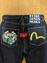 EVISU　ブラックバス　デニム　36 エヴィス_画像2