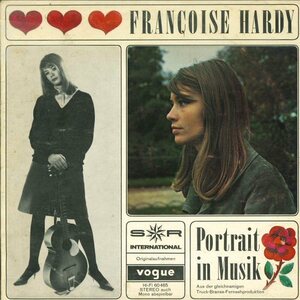 ★10吋LP「Francoise Hardy Portrait in Musik」ドイツ盤 独語歌唱 + 仏語 オケ違い等々 全8曲 独オリジナル！1964年