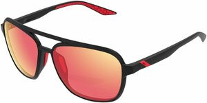  red mirror - black - Round - 100% Kasia Aviator sunglasses 