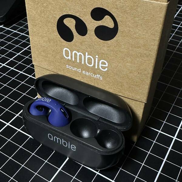 片耳のみ『 ambie 』国内正規品 アンビー ワイヤレスイヤホン イヤーカフ sound earcuffs AM-TW01
