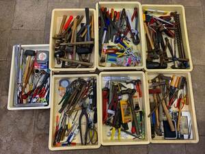 (A1979)　まとめ売り　手工具　大工道具　古道具　DIY　いろいろまとめて　約53Kg