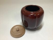 茶道具 古物品 阿古陀茶入 紙箱入_画像8