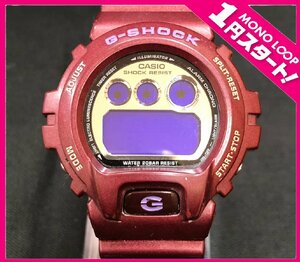 【5SK稲02006F】1円スタート★CASIO★カシオ★G-SHOCK★Gショック★クォーツ★デジタル★不動★DW-6900SB★ラバー★樹脂★ユニセックス★