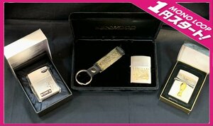 【5MO島01022F】1円スタート★Zippo★ジッポ★クロスデザイン★日韓ワールドカップ記念★KENWOOD★オイルライター★喫煙具★まとめ★3点