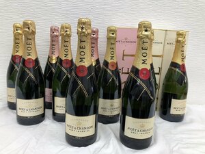 【複ｗ酒01033E】★1円スタート★古酒・未開栓★10本セット★MOET&CHANDON★モエ・エ・シャンドン★果実酒★シャンパン★ブリュット 他