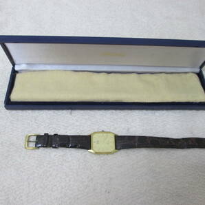 (8)♪SEIKO セイコー Dolce ドルチェ クォーツ メンズ腕時計 9521-5180 ゴールド文字盤 10K 10金 2024年2月電池交換済み 稼働品 の画像8