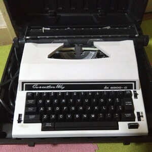 ポータブル電動タイプライター　abc8000-c ジャンク