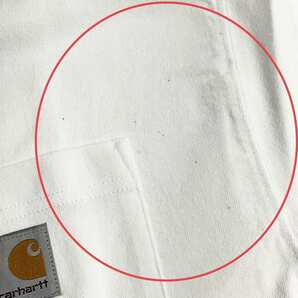カーハート Tシャツ 半袖 CARHARTT K87 ワークウェア ポケット メンズ レディース トップス カットソー USサイズ ルーズフィット Lの画像6