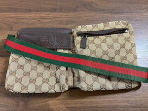 B/再425 GUCCI グッチ ショルダーバッグ ウエストバッグ ボディバッグ