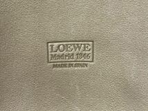 E/801 ロエベ ショルダーバッグ スエード×レザー 保存袋付き LOEWE_画像8