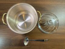 C/858 銅食器まとめ 鍋 コップ 茶葉入れ おしぼり受け トレー 調理器具_画像9
