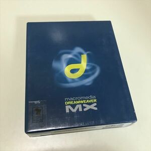 Z11105 ◆macromedia DREAMWAVER MX　Windows　PCソフト