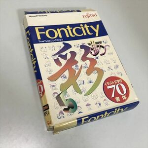 Z11125 ◆Fontcity 彩　Windows　PCソフト