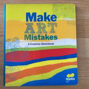 【未使用】make art mistakes スケッチブック　お絵描き　英語学習