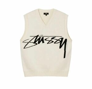 STUSSY ニットベスト L