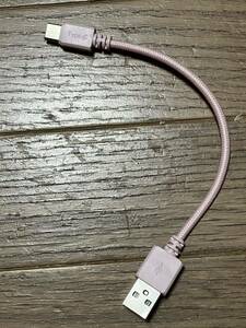 USBケーブル type-cケーブル充電用（全長約20cm）
