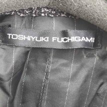 USED古着(ユーズドフルギ) TOSHIYUKI FUCHIGAMI ウールナイロンツイードベス 中古 古着 0105_画像6