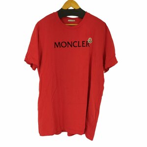 MONCLER(モンクレール) フロントフロッキーロゴTシャツ メンズ import：XXL 中古 古着 0123