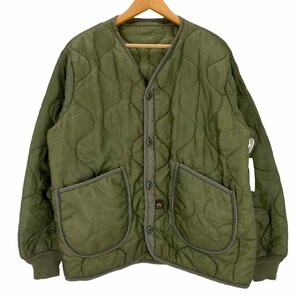 ALPHA INDUSTRIES(アルファインダストリーズ) USA製 M-65 キルティング ライナー 中古 古着 0250