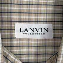 LANVIN(ランバン) チェック柄ボタンダウンシャツ メンズ 表記無 中古 古着 0750_画像6