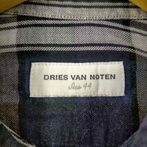 DRIES VAN NOTEN(ドリスヴァンノッテン) コットン チェックシャツ メンズ JPN：44 中古 古着 0505_画像6
