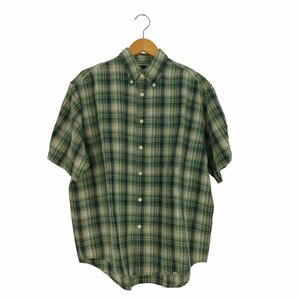 Gap(ギャップ) 半袖 リネンコットン ボタンダウンシャツ メンズ import：S 中古 古着 0900