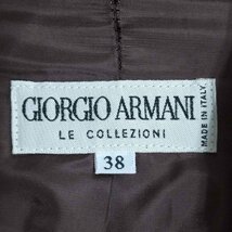 Giorgio Armani(ジョルジオアルマーニ) イタリア製 ウールナイロン 3Bテーラードジャケット 中古 古着 1103_画像6