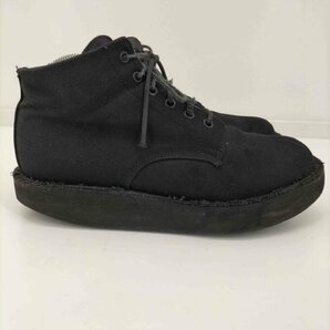 Yohji Yamamoto POUR HOMME(ヨウジヤマモトプールオム) キャンバス地 ショートブー 中古 古着 0804の画像2