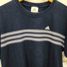 adidas(アディダス) 90s 万国旗タグ ボーダープリントカットソー メンズ JPN：M 中古 古着 0103_画像4