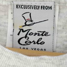 MONTE CARLO(モンテカルロ) メキシコ製 フロントラバープリント クルーネックTシャツ メンズ 中古 古着 0424_画像6