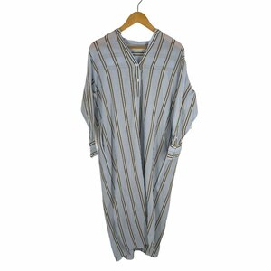 NE QUITTEZ PAS(ヌキテパ) C.VOILE STRIPE KURTA DRESS マドラスス 中古 古着 0225